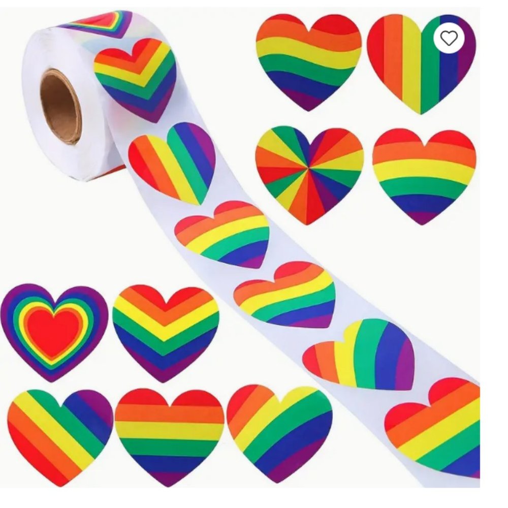 Rainbow Stickers - 500 pcs - NWT